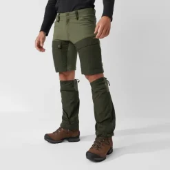 Fjällräven Men's Keb Gaiter Trousers Long Black/Stone Grey