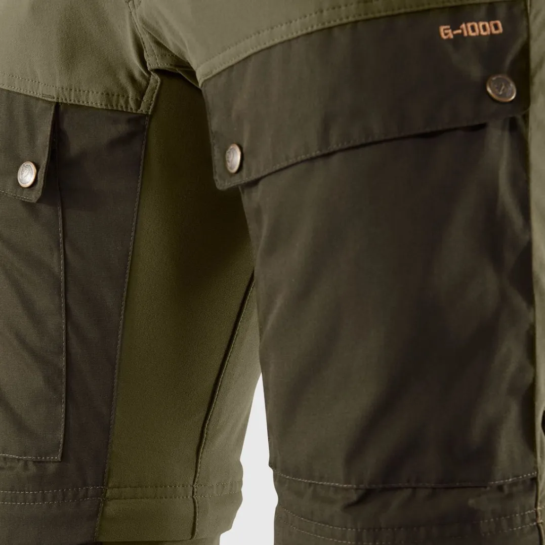 Fjällräven Men's Keb Gaiter Trousers Long Black/Stone Grey