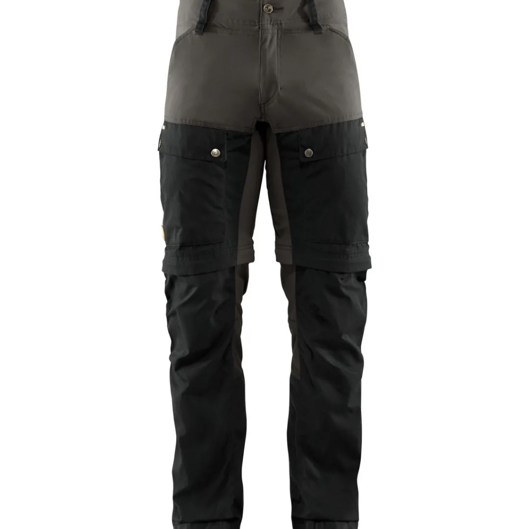 Fjällräven Men's Keb Gaiter Trousers Long Black/Stone Grey