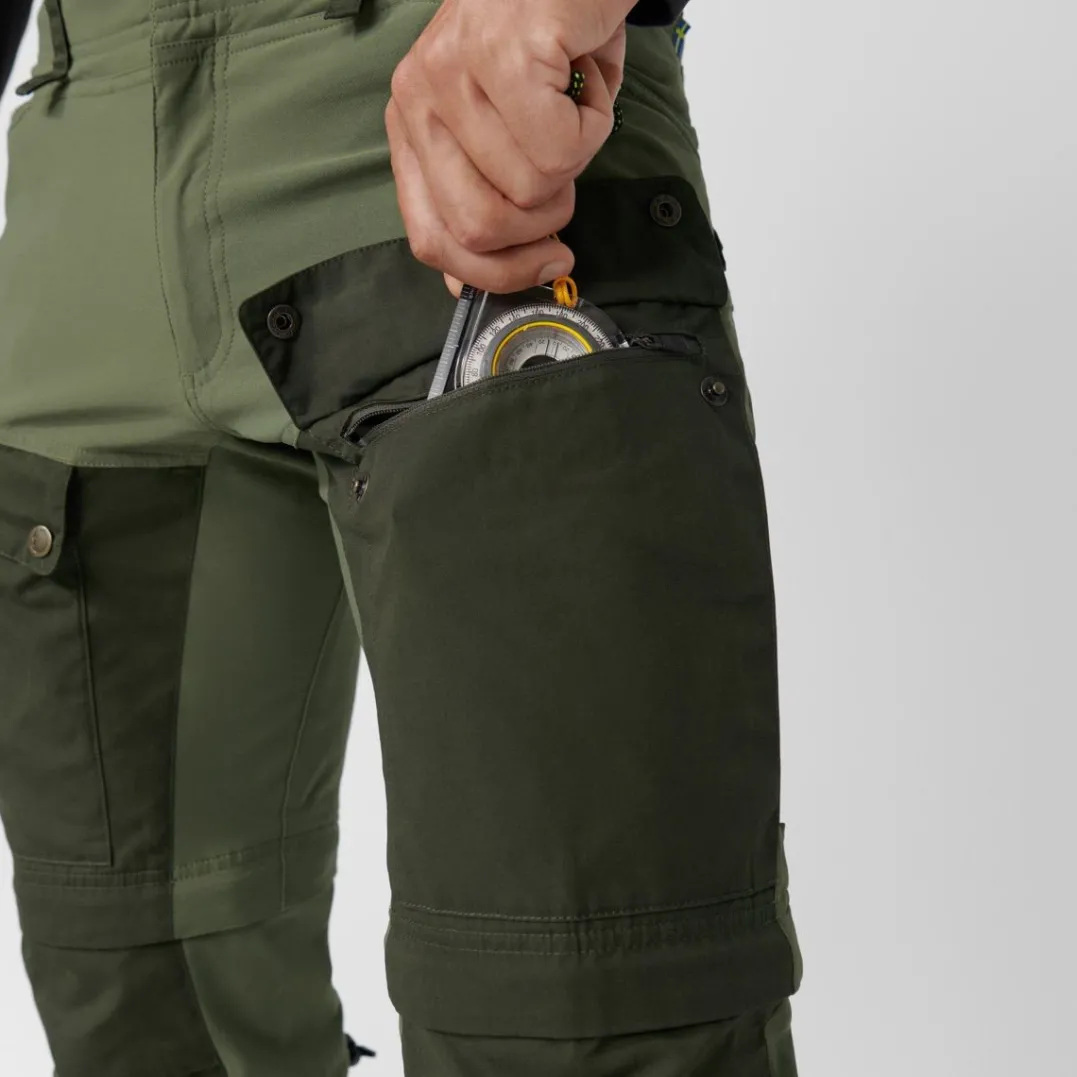 Fjällräven Men's Keb Gaiter Trousers Long Black/Stone Grey