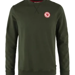 Fjällräven Men's 1960 Logo Badge Sweater Deep Forest