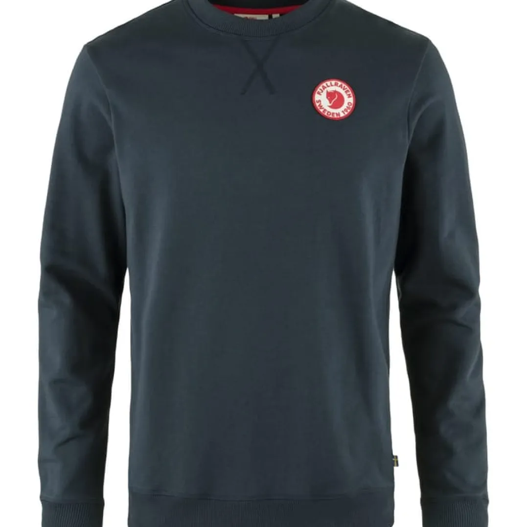 Fjällräven Men's 1960 Logo Badge Sweater Dark Navy