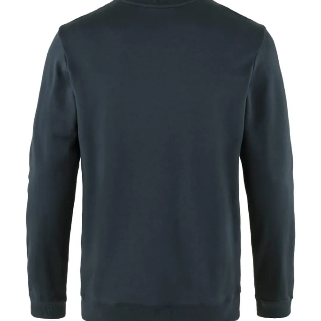 Fjällräven Men's 1960 Logo Badge Sweater Dark Navy