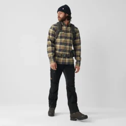 Fjällräven Men's Singi Heavy Flannel Shirt Autumn Leaf/Dark Navy