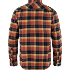 Fjällräven Men's Singi Heavy Flannel Shirt Autumn Leaf/Dark Navy
