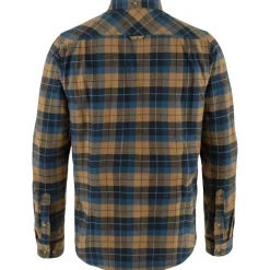 Fjällräven Men's Singi Heavy Flannel Shirt Dark Navy/Buckwheat Brown