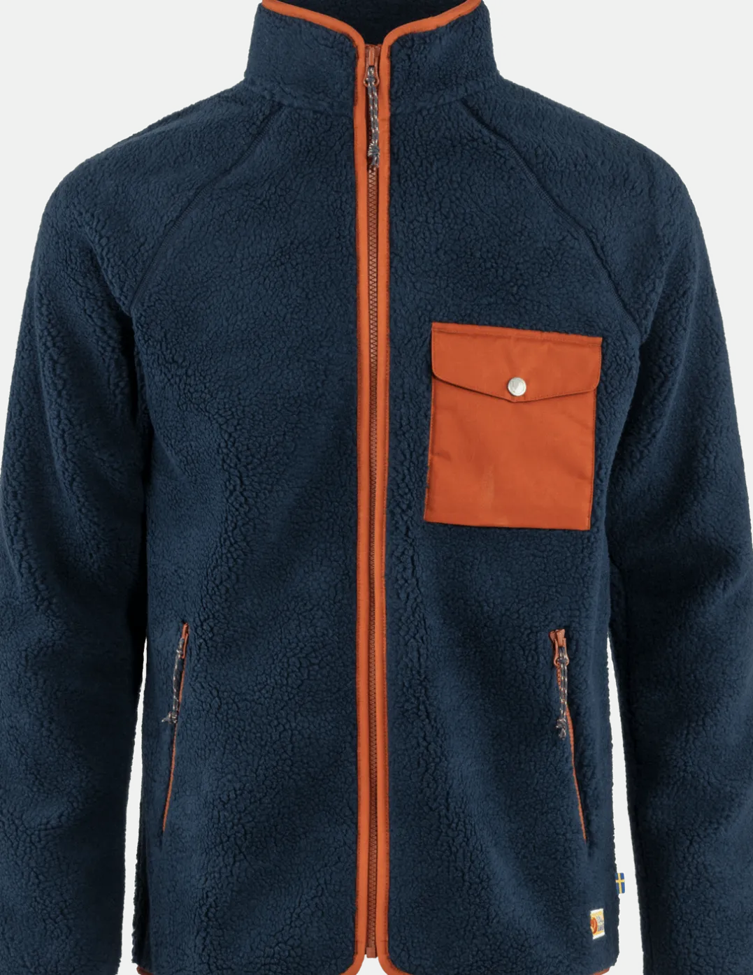 Fjällräven Men's Vardag Pile Fleece Navy/Autumn Leaf