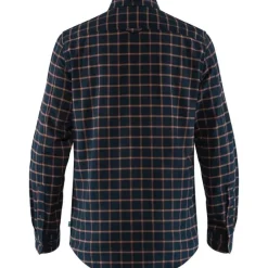 Fjällräven Men's Övik Flannel Shirt Dark Navy