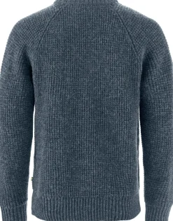 Fjällräven Men's Övik Waffle Knit Navy