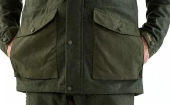 Fjällräven Men's Värmland Wool Jacket Dark Olive/Dark Olive