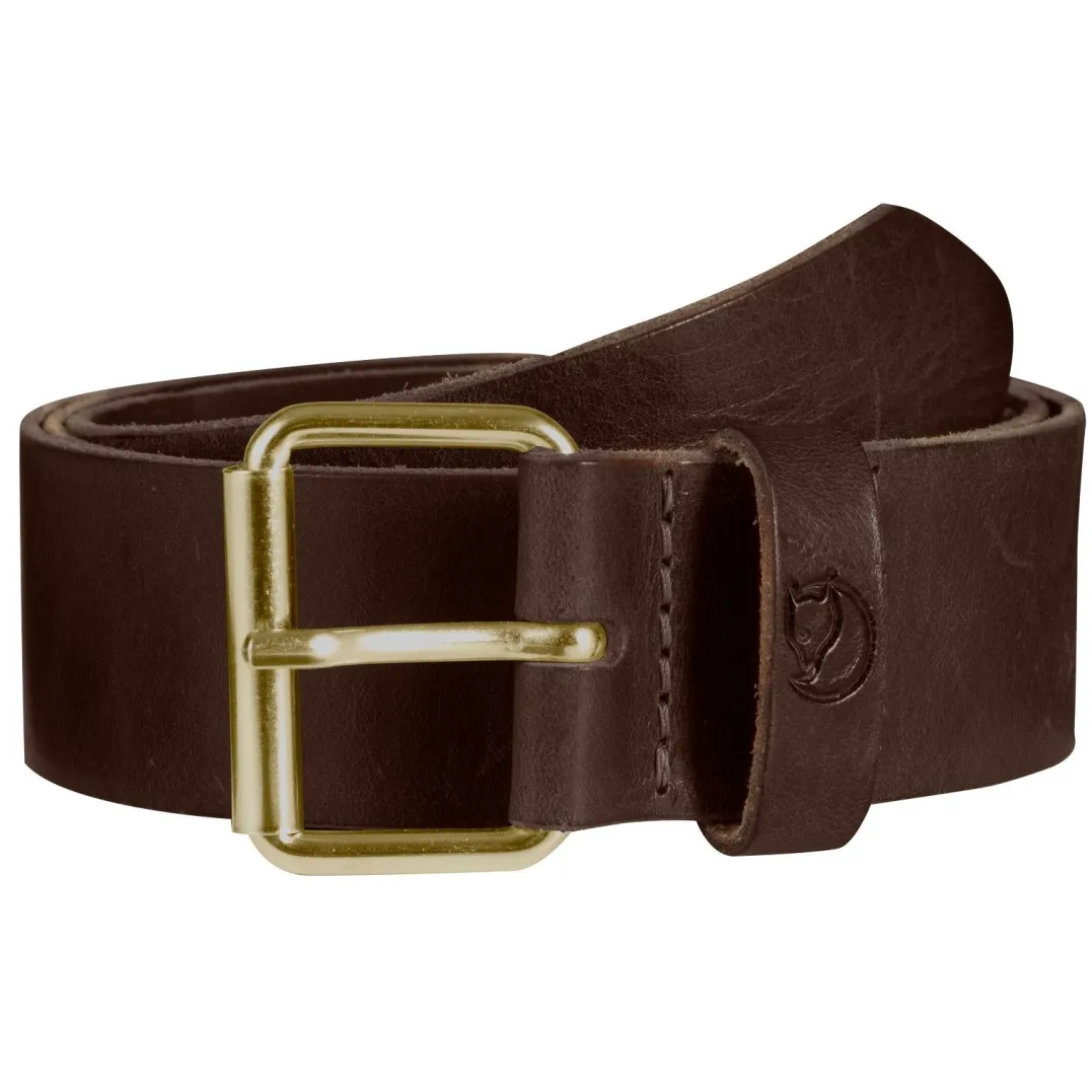 Fjällräven Singi Belt 4 cm Leather Brown