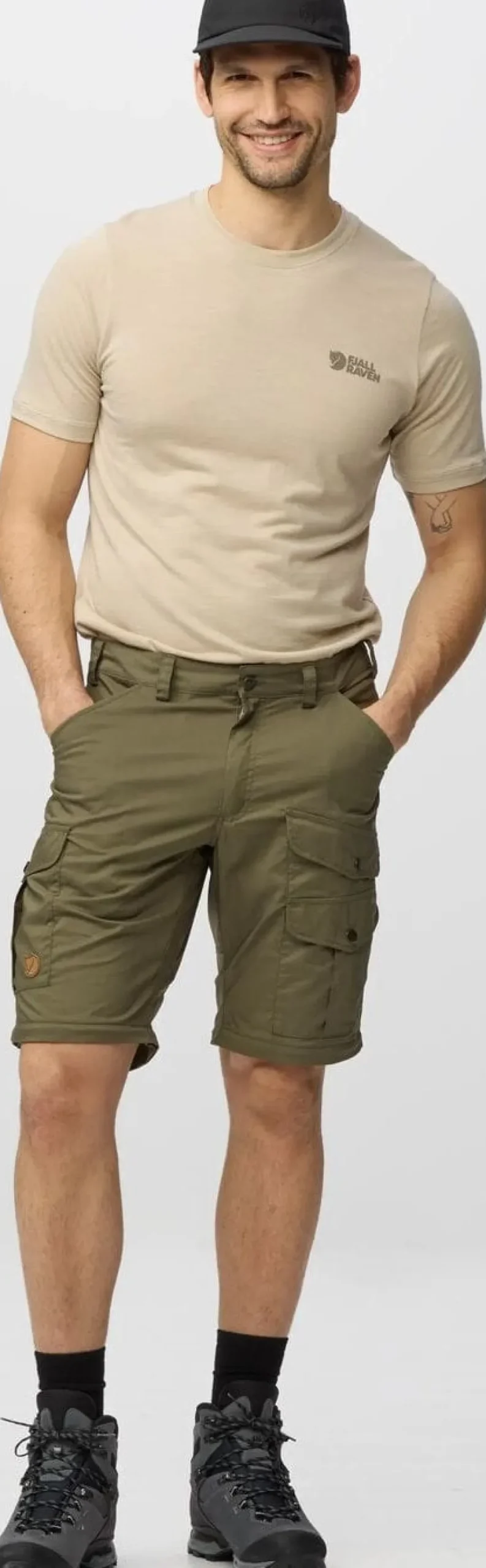 Fjällräven Vidda Pro Lite Zip-Off Trs M Dark Grey