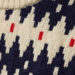Fjällräven Övik Jacquard Knit W Light Beige-misty Green