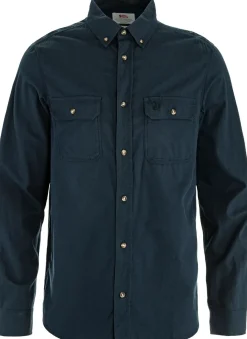 Fjällräven Övik Lite Flannel Shirt M Dark Navy