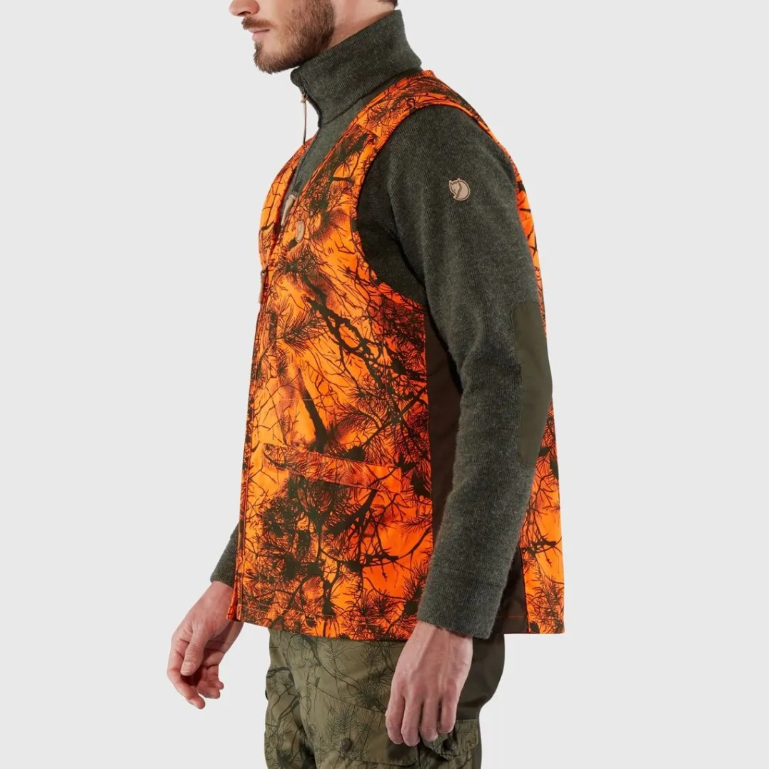 Fjällräven Värmland Vest Orange Camo