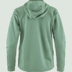 Fjällräven Women's Abisko Grid Fleece Hoodie Patina Green