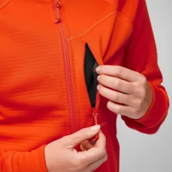 Fjällräven Women's Abisko Grid Fleece Hoodie Black