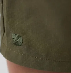 Fjällräven Women's Abisko Hybrid Trail Shorts Laurel Green