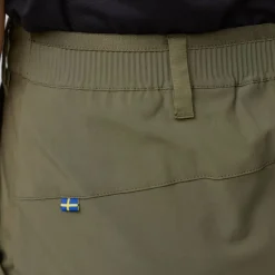 Fjällräven Women's Abisko Hybrid Trail Shorts Laurel Green