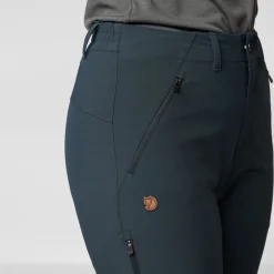 Fjällräven Women's Abisko Trail Stretch Trousers Dark Navy