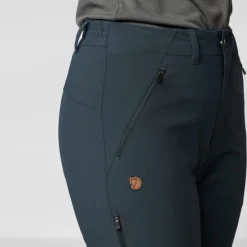 Fjällräven Women's Abisko Trail Stretch Trousers Dark Navy