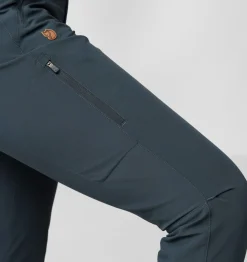 Fjällräven Women's Abisko Trail Stretch Trousers Suede Brown