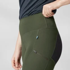 Fjällräven Women's Abisko Trekking Tights HD Deep Forest
