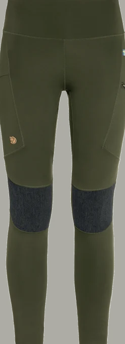 Fjällräven Women's Abisko Trekking Tights HD Deep Forest