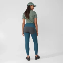 Fjällräven Women's Abisko Trekking Tights Pro Deep Forest/Iron Grey