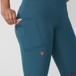 Fjällräven Women's Abisko Trekking Tights Pro Deep Forest/Iron Grey