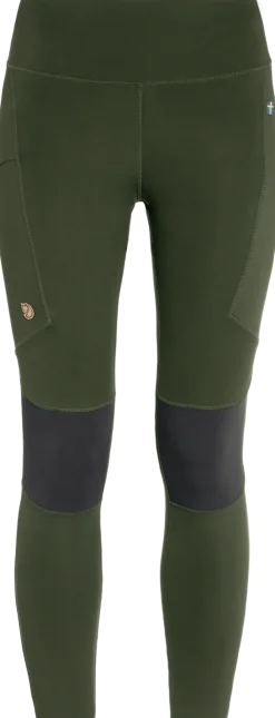 Fjällräven Women's Abisko Trekking Tights Pro Deep Forest/Iron Grey