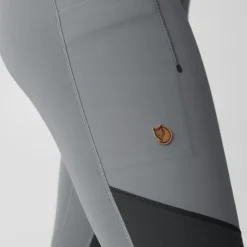 Fjällräven Women's Abisko Värm Trekking Tights Deep Patina-Iron Grey