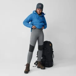 Fjällräven Women's Abisko Värm Trekking Tights Deep Patina-Iron Grey