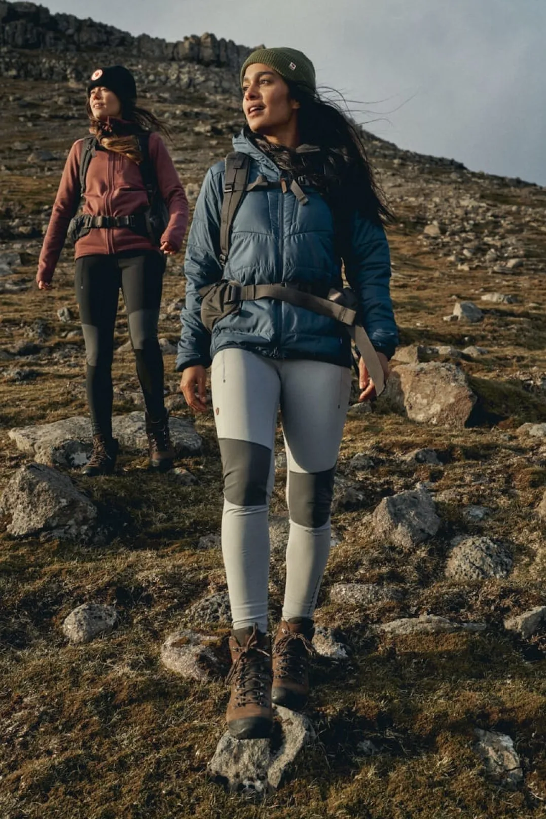 Fjällräven Women's Abisko Värm Trekking Tights Deep Patina-Iron Grey