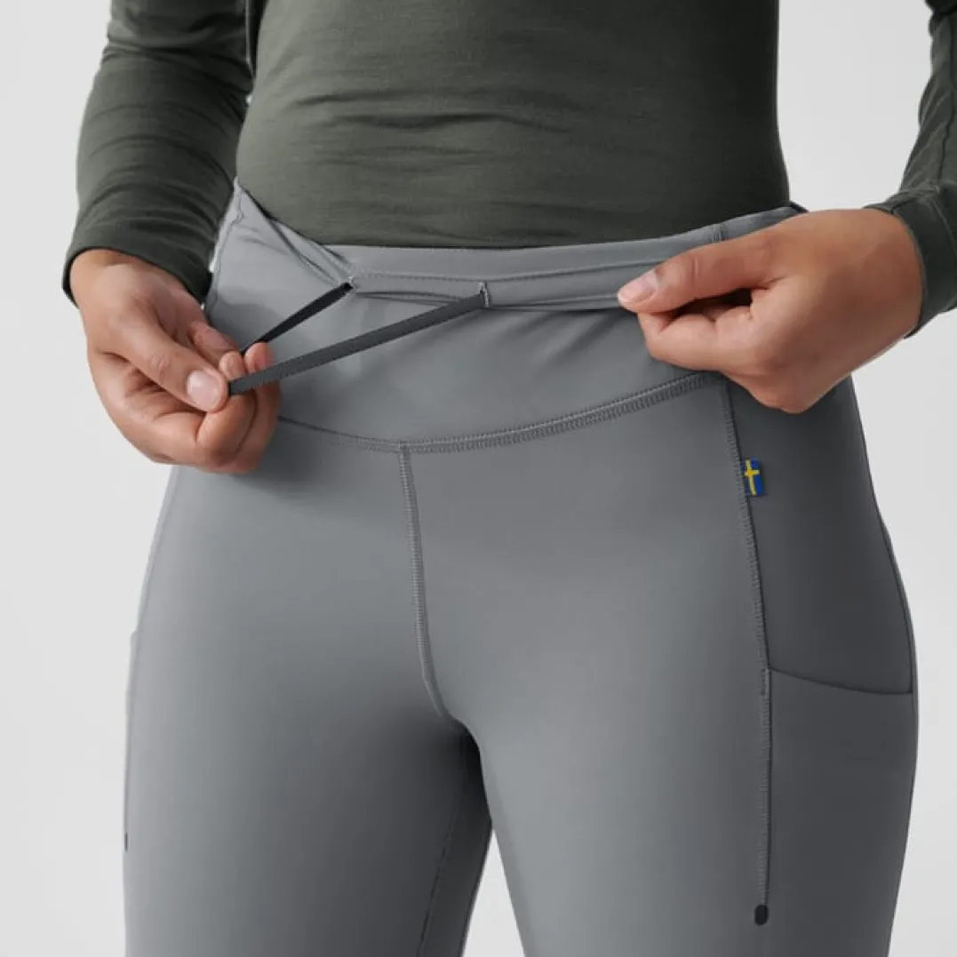Fjällräven Women's Abisko Värm Trekking Tights Deep Patina-Iron Grey