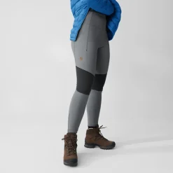 Fjällräven Women's Abisko Värm Trekking Tights Black-Iron Grey