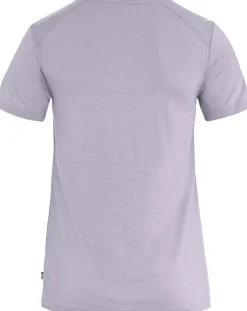 Fjällräven Women's Abisko Wool Fox SS Lavender Mist- Dark Navy