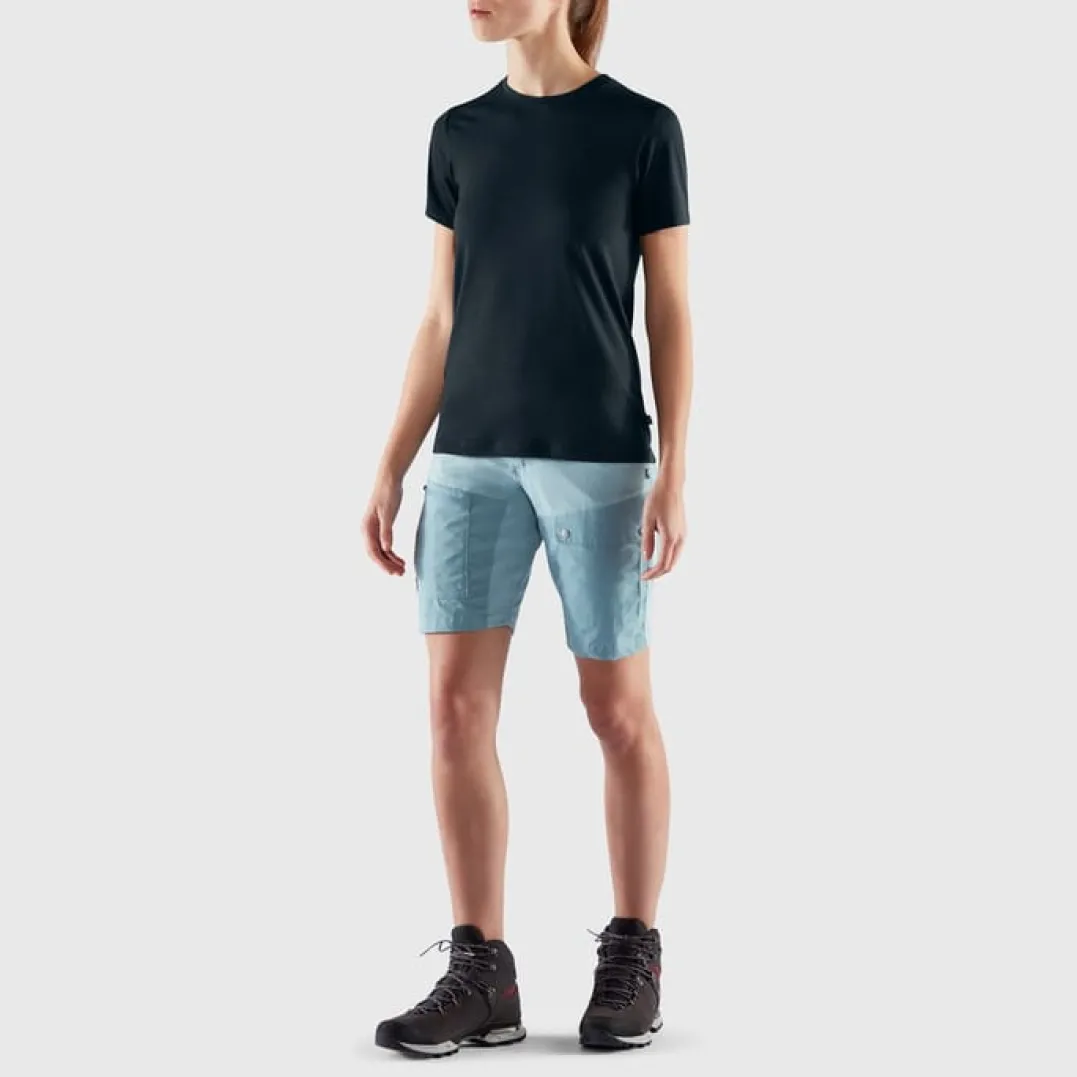 Fjällräven Women's Abisko Wool Short Sleeve Dark Navy
