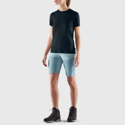 Fjällräven Women's Abisko Wool Short Sleeve Dark Navy