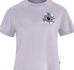 Fjällräven Women's Fjällblomster Logo T-Shirt Lavender Mist