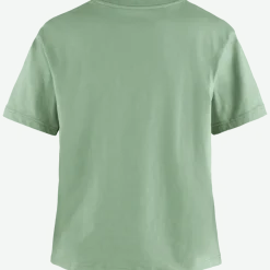 Fjällräven Women's Fjällblomster Logo T-Shirt Misty Green