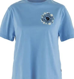 Fjällräven Women's Fjällblomster Logo T-Shirt Ultramarine