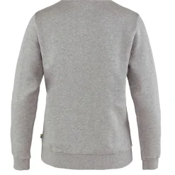 Fjällräven Women's Fjällräven Logo Sweater Grey Melange