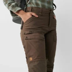 Fjällräven Women's Forest Hybrid Trousers Deep Forest