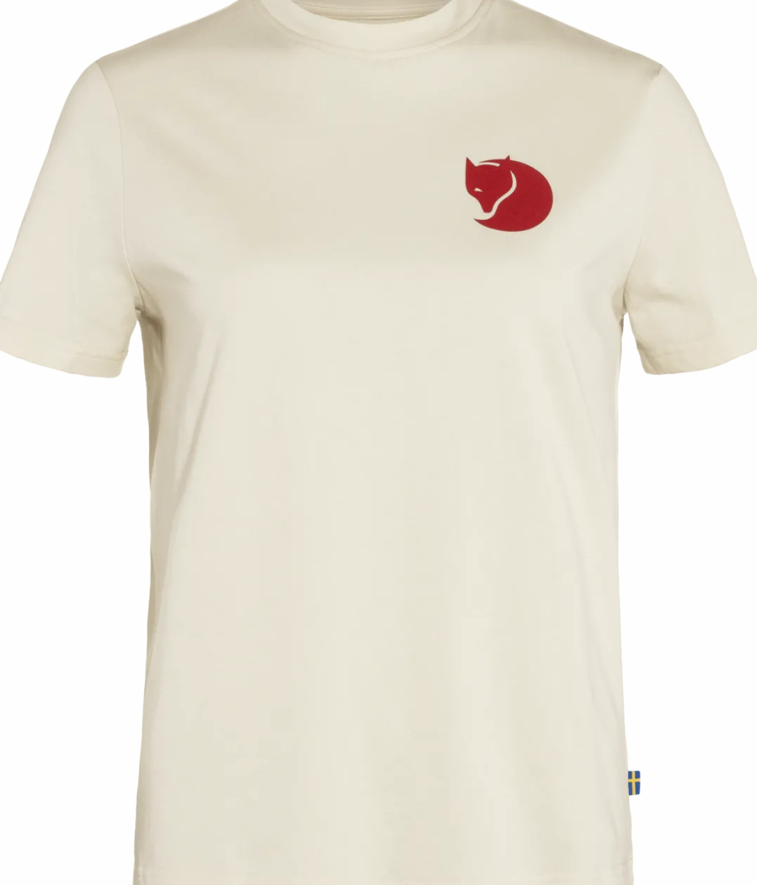 Fjällräven Women's Fox Boxy Logo Tee Chalk White