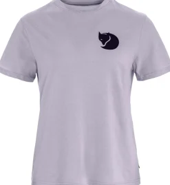 Fjällräven Women's Fox Boxy Logo Tee Lavender Mist