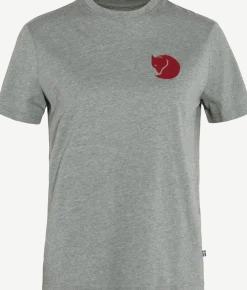 Fjällräven Women's Fox Boxy Logo Tee Grey/Melange