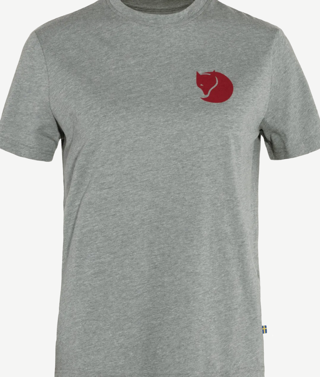 Fjällräven Women's Fox Boxy Logo Tee Grey/Melange
