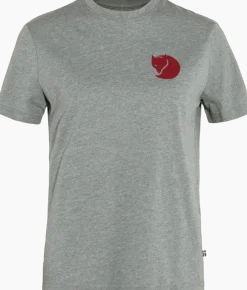 Fjällräven Women's Fox Boxy Logo Tee Grey/Melange