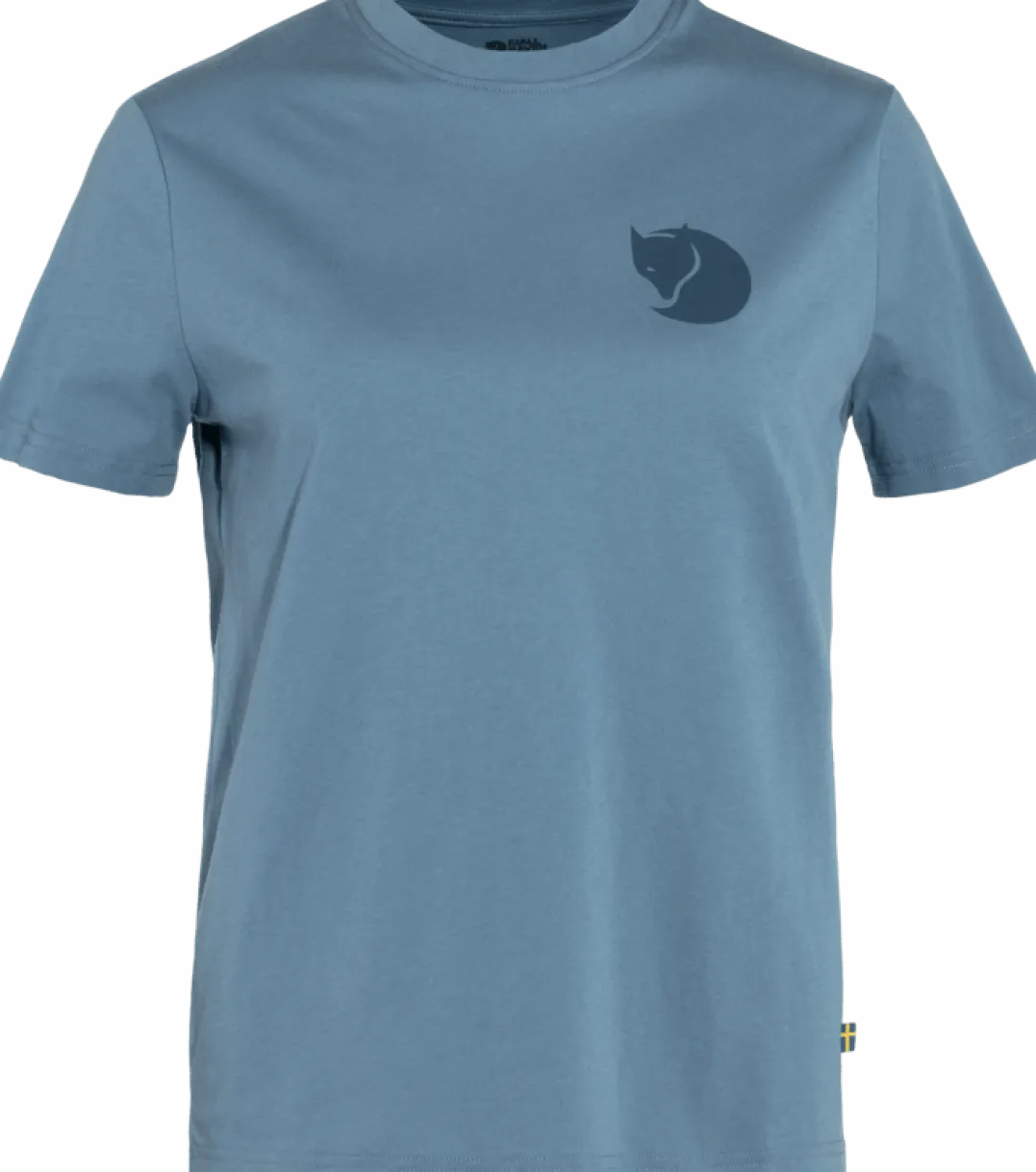 Fjällräven Women's Fox Boxy Logo Tee Dawn Blue